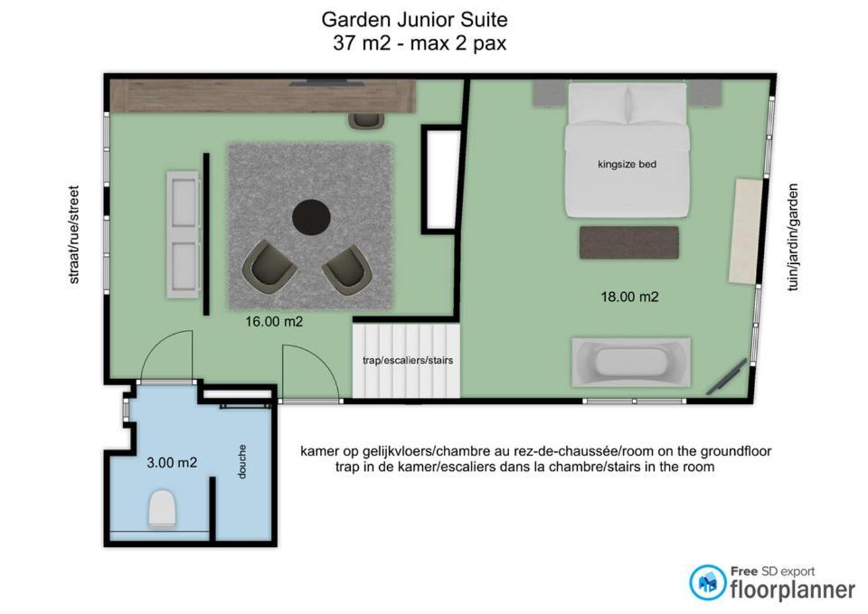 Hotel Montanus Brugge Eksteriør billede